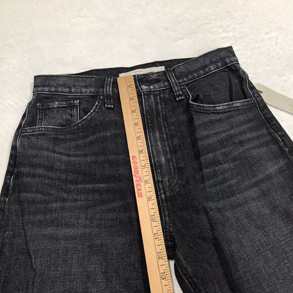 NWT HUDSON Jodie Flare Jean Women 25 (28x30) Faded Noir Black Wash Distressed - Picture 8 of 16